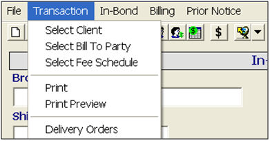 InBond Basics